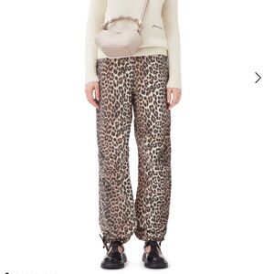 Ganni Leopard Pants NWOT